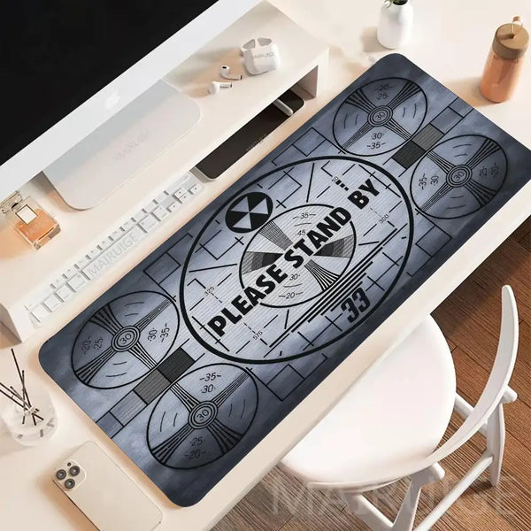 Fallout "Please Wait" Gaming Mouse Pad - Large Extended Non-Slip Desk Mat for PC Gaming