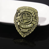 Nick Valentine Detective Agency Brooch - Fallout Cosplay Pin Badge
