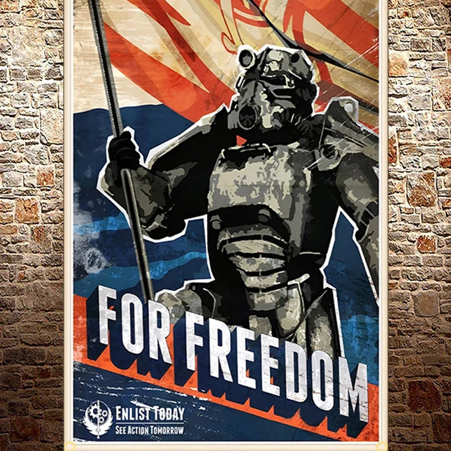 Fallout Flag Banner 3x5ft - Vault-Tec Poster