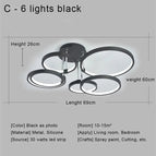 C black 6 lights / changeable