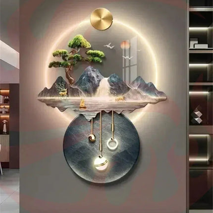 3D Wall Painting Light - Hallway Art with LED Glow