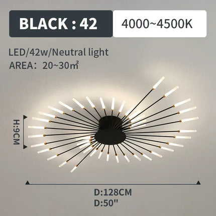DecorBites™ LED Fireworks Pendant Lamps - Modern Living Room Bedroom Chandelier Lighting Decorbites