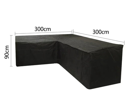 Black Outdoor Furniture Covers Waterproof Rain Snow Dust Wind-Proof Anti-UV Polyester Fiber Garden Lawn Patio Furniture Covers - Phoenix Fire Art Store