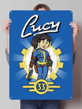 Fallout TV Series Metal Poster - Vault-Tec Gaming Wall Art Decor | Custom Tin Signs for Man Cave
