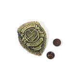Nick Valentine Detective Agency Brooch - Fallout Cosplay Pin Badge