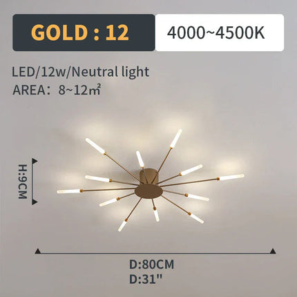 DecorBites™ LED Fireworks Pendant Lamps - Modern Living Room Bedroom Chandelier Lighting Decorbites