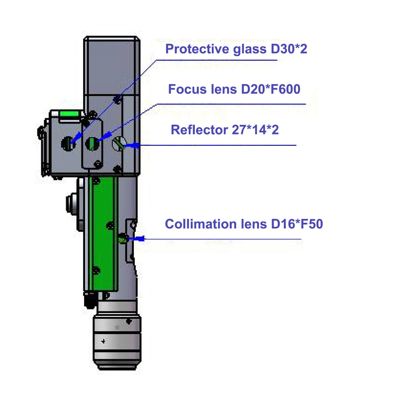 2000W Laser Cleaning Machine - 300MM Width Rust Removal Tool for Metal Surfaces