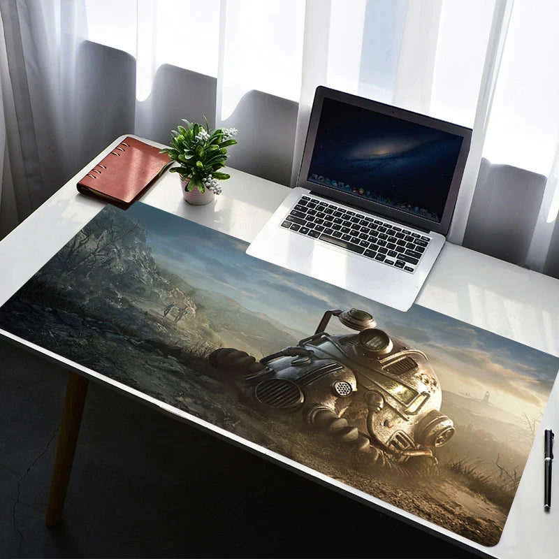 Fallout Gaming Mouse Pad - XXL 900x400mm Desk Mat | Non-Slip Wasteland Design