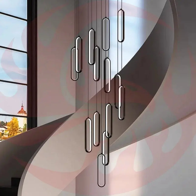 DecorBites™ LED Pendant Chandeliers for Living Room Staircase Indoor Lighting Decorbites