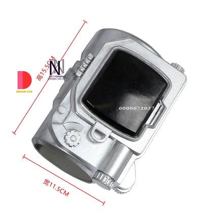 Fallout Vault 33 Hank Cosplay Costume - Blue Jumpsuit Uniform with Arm Props