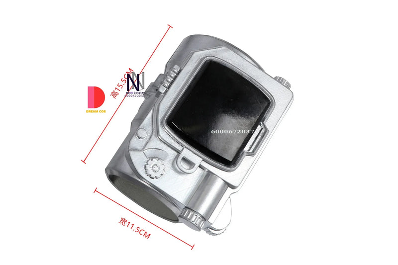 Fallout Vault 33 Hank Cosplay Costume - Blue Jumpsuit Uniform with Arm Props