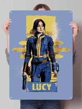 Fallout TV Series Metal Poster - Vault-Tec Gaming Wall Art Decor | Custom Tin Signs for Man Cave