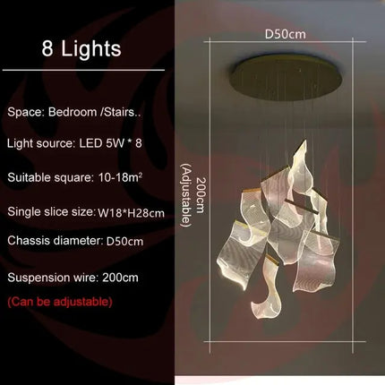 DecorBites™ LED Light Ceiling Chandelier for Modern Home Decor & Ambient Lighting Decorbites