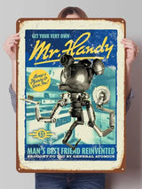 Fallout TV Series Metal Poster - Vault-Tec Gaming Wall Art Decor | Custom Tin Signs for Man Cave
