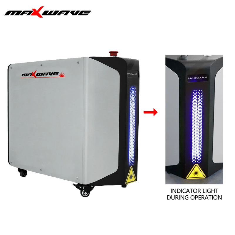 800-1500W 3-in-1 Fiber Laser Welding Machine - Air Cooled Metal Welder with Cutting & Cleaning