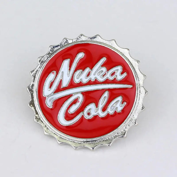 Fallout Nuka Cola Bottle Cap Pin - Authentic Vault-Tec Enamel Badge