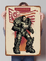Fallout TV Series Metal Poster - Vault-Tec Gaming Wall Art Decor | Custom Tin Signs for Man Cave