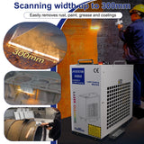 2000W Laser Cleaning Machine - 300MM Width Rust Removal Tool for Metal Surfaces