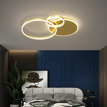 DecorBites™ LED Ceiling Chandelier Rings Pendant Light - Minimalist Home Lighting Decorbites
