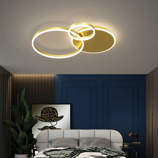 DecorBites™ LED Ceiling Chandelier Rings Pendant Light - Minimalist Home Lighting Decorbites