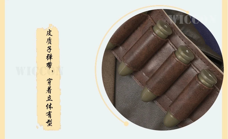 The Ghoul Cosplay Costume - Fallout Cooper Howard Complete Outfit with Hat & Gloves