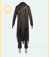 The Ghoul Cosplay Costume - Fallout Cooper Howard Complete Outfit with Hat & Gloves