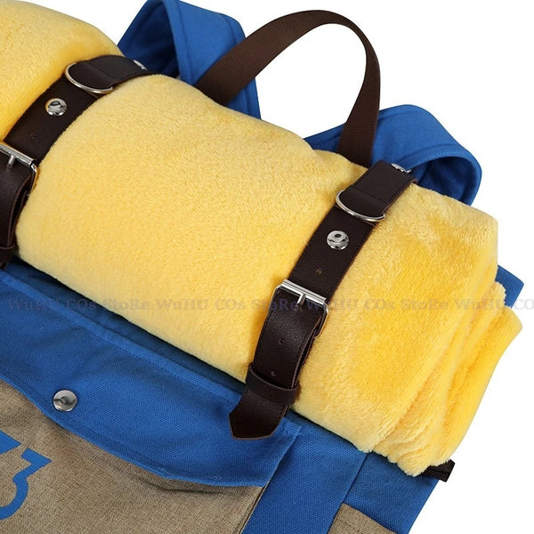 Fallout Lucy Vault 33 Cosplay Backpack with Blanket - Survivor Costume Accessory