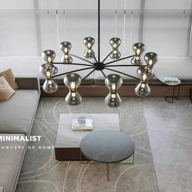 DecorBites™ LED Pendant Chandelier: Stylish Ceiling Lamp for Bedroom, Living Room Decor Decorbites