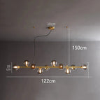 10 heads smoke grey / APP with RC Dimmable