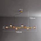 10 heads brown / APP with RC Dimmable