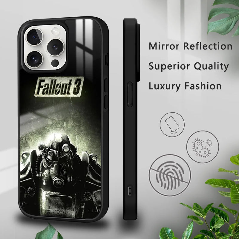 Fallout S-Series 4 Game Phone Case - Vault-Tec Design for iPhone 16, 15, 14, 13, 12, 11 Pro Max Mini Plus