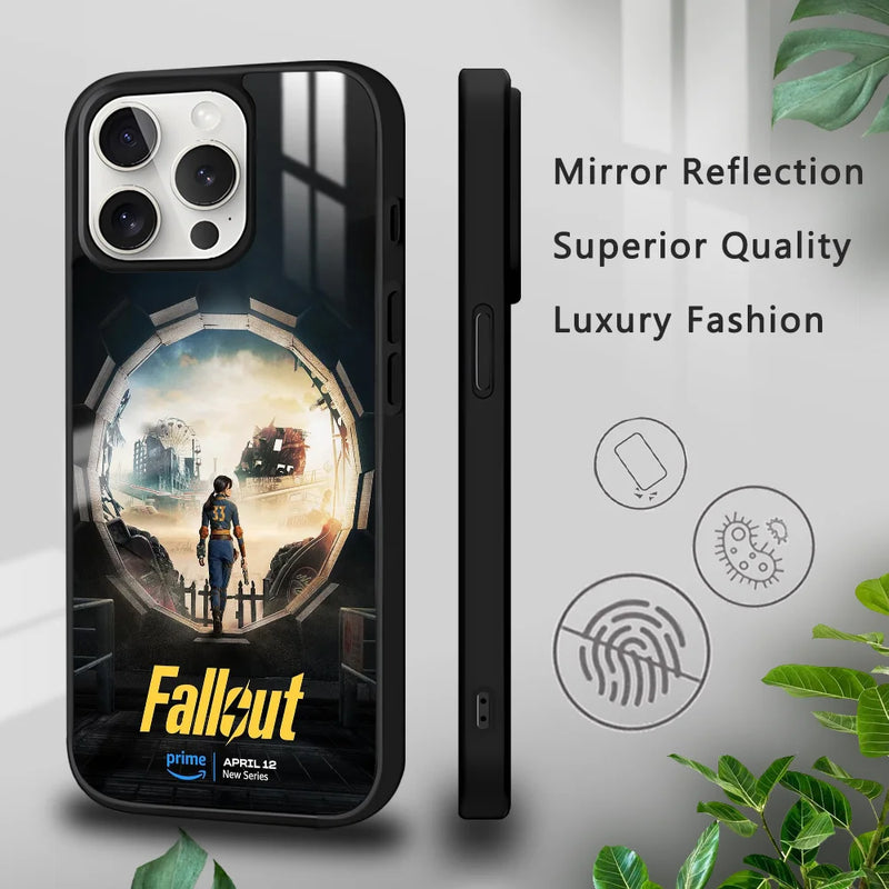 Fallout S-Series 4 Game Phone Case - Vault-Tec Design for iPhone 16, 15, 14, 13, 12, 11 Pro Max Mini Plus