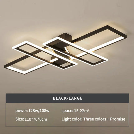 DecorBites™ LED Ceiling Chandelier: Modern Living Room Dining Kitchen Decor Lighting Fixture Decorbites