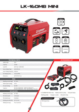 100A 240Wh Lithium Battery Powered Welder with Replaceable Battery Pack