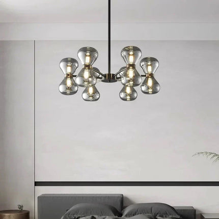 DecorBites™ LED Pendant Chandelier: Stylish Ceiling Lamp for Bedroom, Living Room Decor Decorbites