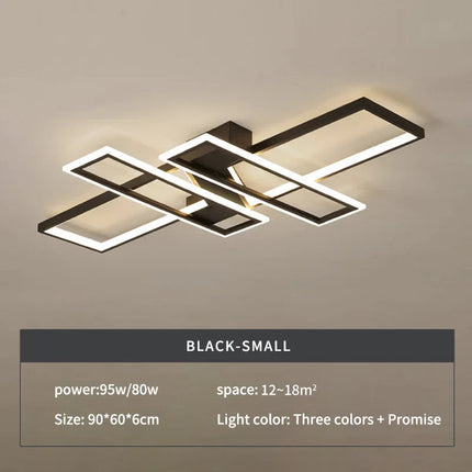 DecorBites™ LED Ceiling Chandelier: Modern Living Room Dining Kitchen Decor Lighting Fixture Decorbites