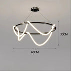 black round 60 cm / Dimmable with RC