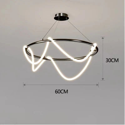 DecorBites™ LED Long Hose Chandelier for Dining Room Kitchen Bar Pendant Lamp Decorbites