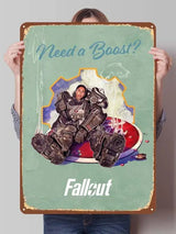 Fallout TV Series Metal Poster - Vault-Tec Gaming Wall Art Decor | Custom Tin Signs for Man Cave