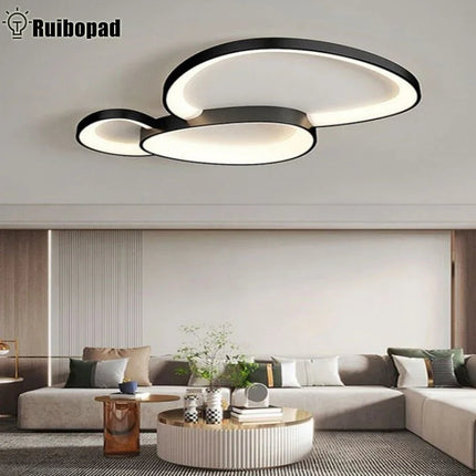 DecorBites™ LED Ceiling Chandelier Lights with Remote Control for Living Room, Bedroom, Dining Room Decorbites