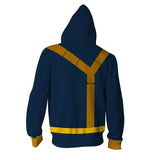 Fallout Vault 111 & 33 Cosplay Hoodie - Authentic 3D Print Zip Up Jacket Costume
