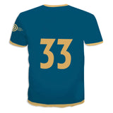 Fallout Vault 111 & 33 Cosplay Hoodie - Authentic 3D Print Zip Up Jacket Costume