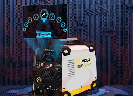 SSIMDER Aluminum MIG Welder Pulse MIG/MAG/HF TIG/Stick/Pilot ARC Plasma Cutter 200A Welding Machine SD4050Pro 10 in 1 Welder Cut - Phoenix Fire Art Store