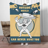 Fallout Vault Boy Plush Blanket - Oversized 200x300cm Ultra-Soft Winter Throw