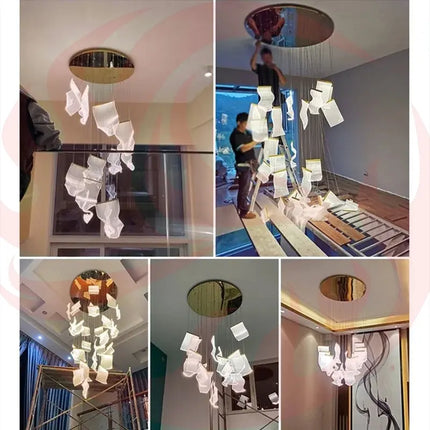 DecorBites™ LED Light Ceiling Chandelier for Modern Home Decor & Ambient Lighting Decorbites