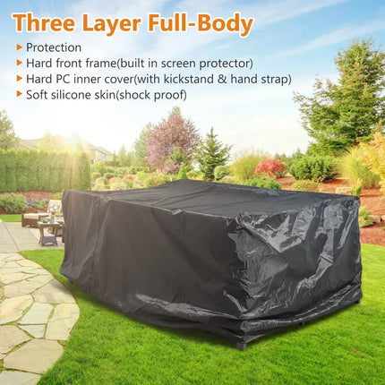 210D Outdoor Furniture Cover Waterproof Terrace Garden Cover Rain And Snow Table Sofa Chair Protective Cover Dust Cover - Phoenix Fire Art Store