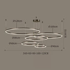 black 5 rings / RC remote dimming