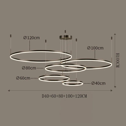 DecorBites™ LED Pendant Chandeliers for Staircase & Living Room Lighting Decorbites