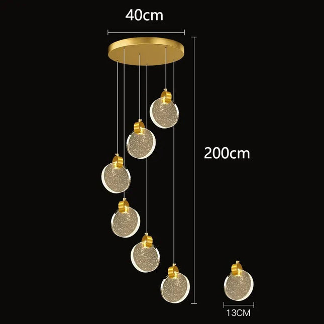 DecorBites™ LED Pendant Chandeliers for Modern Home Decor and Indoor Lighting Decorbites