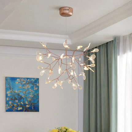 DecorBites™ Luxe Chandelier: Modern Nordic Ceiling Light for Living & Dining Room Decorbites